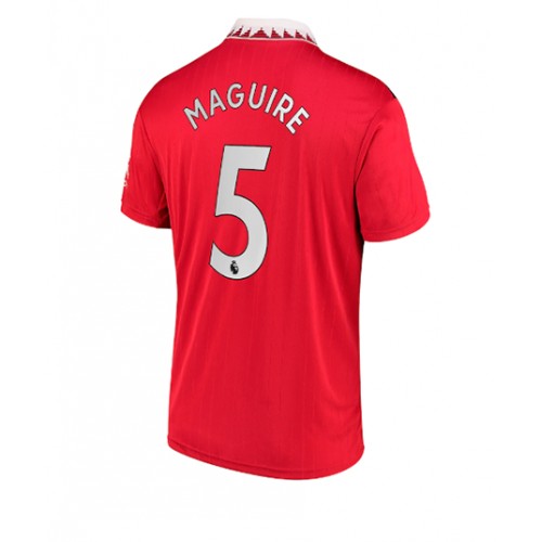 Manchester United Harry Maguire #5 Hjemmedrakt 2022-23 Kortermet Manchester United Harry Maguire #5 Hjemmedrakt 2022-23 Kortermet